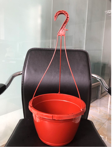 Pots de fleurs en plastique suspendus de conception classique colorée avec cintre de plante d'intérieur Durable pour l'emballage de carton d'utilisation de balcon et de jardin - Product Image 4