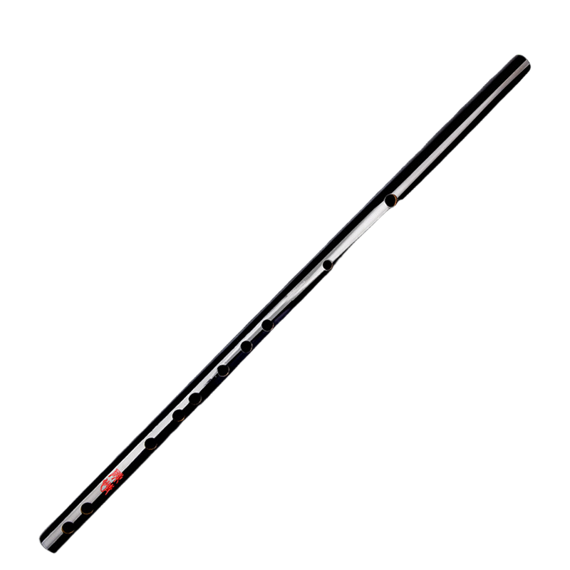 Flûte de Chenqing noire [touche D]