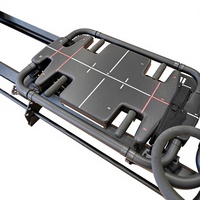 Machine de fitness Pilates Reformer portable Mega M3 professionnelle, rails robustes, équipement de studio de qualité supérieure, directement de l'usine