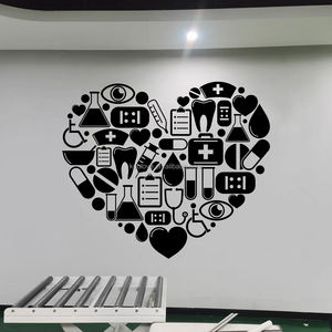 ความรู้ทางการแพทย์การกระจายสติ๊กเกอร์ติดผนังเคมีโรงพยาบาลคลินิกผนังพื้นหลังการตกแต่งสร้างสรรค์วอลล์เปเปอร์ - Product Image 5