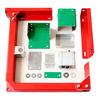 Fabrication sur mesure de tôles métalliques de précision OEM, acier Q235, revêtement en poudre, services de pliage et d'estampage