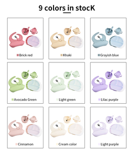 Juego de Alimentación para Bebés de Silicona de Grado Alimenticio, Ecológico y Libre de BPA, con Plato y Tazón con Succión, Cuchara y Tenedor, Esencial para el Destete de Niños Pequeños - Product Image 3