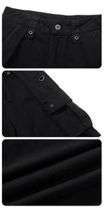 กางเกงคาร์โก้ผ้าแคนวาสสไตล์วินเทจอเมริกัน หลายกระเป๋า ยูนิเซ็กส์ ลายกราฟิกตัวอักษร ดีไซน์เท่แบบเรเบล ระบายอากาศ กันลม ทรงตรง สไตล์ลำลอง - Product Image 2