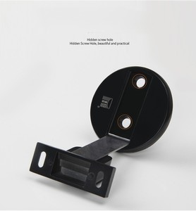 Butée de <span class=keywords><strong>porte</strong></span> <span class=keywords><strong>magnétique</strong></span> invisible en acier inoxydable, sans perçage, pour usage domestique et hôtelier, anti-collision, forte adhérence - Product Image 6