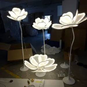 LDJ706 New Design Fashion Wedding Artificial Flower Pillar for Sale