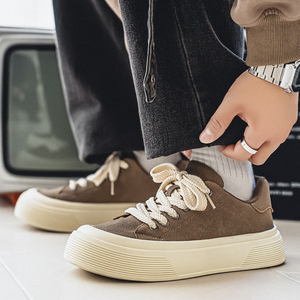 39-44 Trendy New Arrival All-Season Low-Top Lace-Up Anti-Slippery Wide-Fit Thick-Sole Versatile Casual Sporty <strong>Men's</strong> Sneakers - Product Image 2