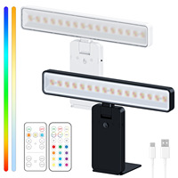 Nouvelle Lampe Murale LED Intelligente Détachable Moderne Minimaliste RGBW à Température de Couleur, Abat-jour PC, Angle Réglable, Télécommande Tactile, pour l'Exportation