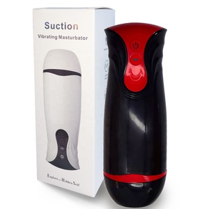Masturbatore automatico per adulti con vibrazione della gola profonda e pronuncia interattiva pinza elettrica ventosa e tazza vaginale - Product Image 5