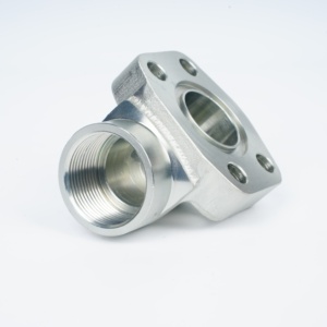 SAE 90 ° thép carbon một phần mặt bích với nữ bspp chủ đề BFX90-G Series cho 3000/6000 PSI - Product Image 2