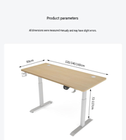 Table basse moderne en acier électrique à hauteur réglable