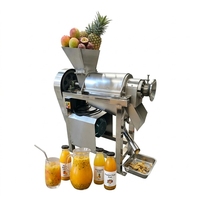 Industriële professionele roestvrijstalen automatische mango-, tomaat-, gember-, peer- en citroenpersmachine