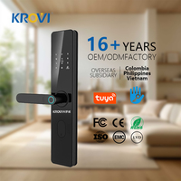 Cerradura Inteligente de Alta Seguridad KROVI G07 OEM/ODM, Sistema de Bloqueo Multipunto, Huella Dactilar, Control Remoto por Aplicación, Cerradura Digital Bluetooth