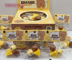 Dễ thương foodie gia đình tẩy thiết lập <span class=keywords><strong>3D</strong></span> không lắp ráp ba chiều Gấu trúc đỏ Tẩy 3 Bộ sạch eraser801 - Product Image 6