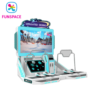 Simulador <span class=keywords><strong>de</strong></span> Esquí Interior Funspace, Máquina <span class=keywords><strong>de</strong></span> Arcade que Funciona con Monedas, Simulador <span class=keywords><strong>de</strong></span> Carreras <span class=keywords><strong>de</strong></span> Esquí para 2 Jugadores - Product Image 1
