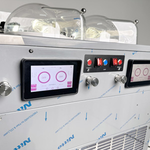 <span class=keywords><strong>Prix</strong></span> <span class=keywords><strong>d</strong></span>'usine Nouvelle machine à crème glacée aux fruits multifonctionnelle 4 saveurs <span class=keywords><strong>de</strong></span> Chine, refroidissement par air, acier inoxydable 304, usage commercial - Product Image 3