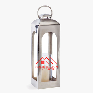 Linterna de vela de suelo para decoración de boda, vela votiva de aluminio para decoración de suelo de jardín, decoración de última venta 2025 - Product Image 1