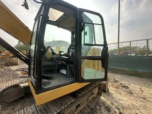 Excavadora de cadenas mini CAT307.5 CAT305.5 hidráulica original usada con orugas de goma para agricultura - Product Image 6