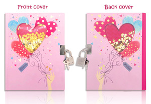 <strong>Lockable</strong> <strong>Diaries</strong> 160 Pages Cute Girl Journal Secret Notebook with Lock and Key for Little Kid - Product Image 5