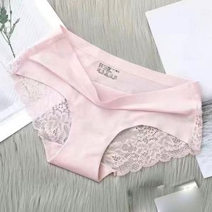 Culotte légère et sans signification Culotte en coton dentelle sans couture Antibactérien Respirant Hip Lift Briefs - Product Image 5