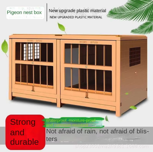 Dış mekan kullanımı için plastik tepsi ile çevre dostu beyaz plastik güvercin kafesleri yetiştiriciliği eşleştirilmiş <span class=keywords><strong>Homing</strong></span> güvercinler - Product Image 3