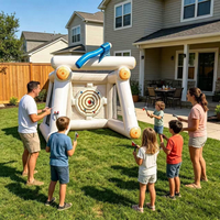 Jeu de lancer de hache gonflable, cible de lancer gonflable d'extérieur pour événements festifs