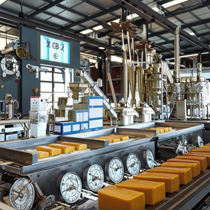 สายการผลิตเครื่องอัดรีดแบบหยอดสบู่แท่งเหล็กผลิตจากประเทศจีน - Product Image 1