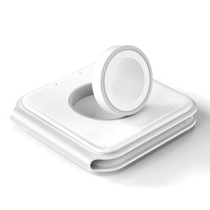 GRAFENT-<span class=keywords><strong>Chargeur</strong></span> de voyage portable 3 en 1 15w sans fil pliable, <span class=keywords><strong>double</strong></span> téléphone intelligent, support de charge - Product Image 4