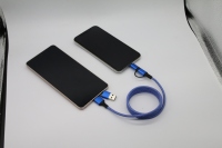 Câble de charge rapide 4-en-1 en nylon à enroulement automatique 3A PD 60W, tendance 2026, pour cadeaux promotionnels