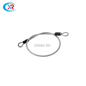 Câble en fibre de carbone de qualité industrielle, câble métallique gainé de plastique, embout œil de poisson et œil rond - Product Image 2