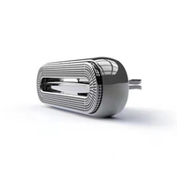 Désodorisant de voiture en alliage d'aluminium, 40mm, personnalisé, pour voiture, parfum de luxe