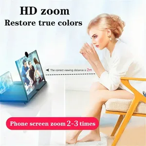 Wholesale 10Inch Phone Large Screen Amplifier 3D Magnifying Glass Holder HD Portable Mobile Video <b>Bracket</b> - Product Image 3