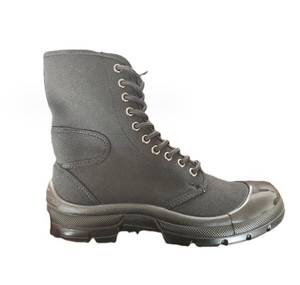 HBC04 <b>Navy</b> BLue color Africa Boots <b>Accessories</b> jungle canvas boots - Product Image 3