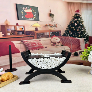 Chimenea de Escritorio con Calefacción Ambiental, <span class=keywords><strong>Estufa</strong></span> de Calefacción para Exteriores con Alcohol, Chimenea Decorativa de Etanol, Chimenea Vintage - Product Image 4