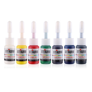 Encre de tatouage multicolore 5 ml, pigment pour l'art corporel, peinture de beauté pour maquillage semi-permanent des sourcils, fournitures de maquillage permanent - Product Image 4
