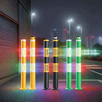 Poteau de signalisation flexible LED à bas prix, délimiteur, poteau à ressort, tube en plastique, cône de sécurité routière, barrière, poteau de signalisation routière