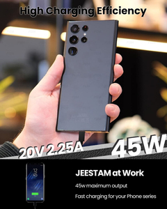 超高速充電器USBC2パック45W高速充電器プラグ (Samsung高速充電器用) およびケーブル (Samsung Galaxy S24 Ultra/S24用) - Product Image 2