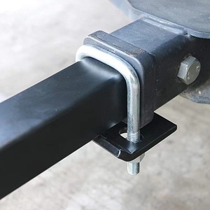Universal SUV Trailer Boom <b>Hook</b> Anti Loosening Device Steel Fastener For <b>Car</b> Modification 4.3x3.1 Inch Black - Product Image 2