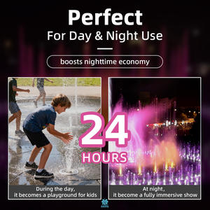 音乐喷泉，可编程干式甲板喷泉，喷水喷泉，户外定制 - Product Image 5