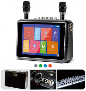 Machine portative de karaoké de haut-parleur de CQA de vente chaude avec l'écran tactile, bluetooth sans fil de haut-parleur avec la partie de cinéma à la maison de <span class=keywords><strong>Wifi</strong></span> - Product Image 6
