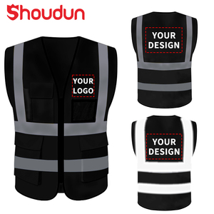 Gilet <span class=keywords><strong>de</strong></span> sécurité haute visibilité en polyester réfléchissant, respirant, pour les chantiers <span class=keywords><strong>de</strong></span> construction et les sites sanitaires, vêtements <span class=keywords><strong>de</strong></span> travail <span class=keywords><strong>de</strong></span> sécurité - Product Image 1