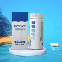 Bandelettes de test de la qualité de l'eau au phosphate (PO4) les plus vendues, 25 unités, pour aquarium, bassin à poissons et bassin à koïs, lecture rapide, accessoires