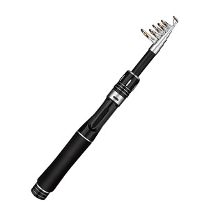 Telescopic Lure Rod 4M Carbon Fiber Ultralight Portable Sea Fishing Bass Rod With Ceramic Guide Rings - Product Image 2