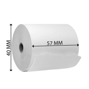 57x40mm papier thermique de qualité supérieure jusqu'au rouleau papier de caisse bon marché d'usine pour carte de crédit