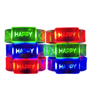 Pulsera LED con Logotipo Personalizado y Banda Luminosa para Eventos Festivos de Año Nuevo, Conciertos, Fiestas Musicales y Suministros para Fiestas - Product Image 1