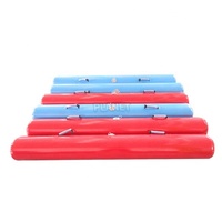 Bâton de combat gonflable scellé à l'air de poteau de joute de couleur personnalisée pour le jeu de joutes de gladiateur