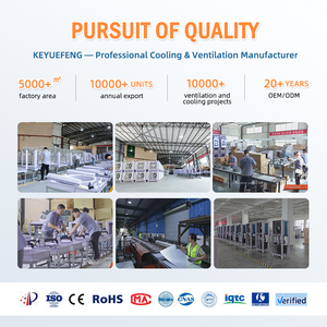 Quạt điều hòa không khí di động 18000m ³/h bốn lỗ thông hơi Quạt làm mát không khí di động ngoài trời làm mát không khí di động yên tĩnh chạy - Product Image 5