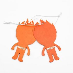 Cheap Advertising Automotive <b>Gifts</b> Products Custom Shape logo Printed Cardboard Paper Hanging Car air Freshener - Product Image 1