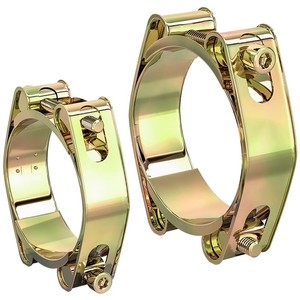 Hose Clamp Iron Double-Headed Heavy Duty 20-24 Mm Bandwidth For Repair Replacement - Product Image 1