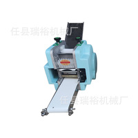 Machine commerciale manuelle pour la fabrication de feuilles de raviolis; Petite machine domestique pour la fabrication de feuilles de wontons avec moules interchangeables, garantie d'un an