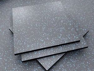 Tapis en caoutchouc à haute absorption acoustique, épaisseur 3 mm à 10 mm, en rouleaux pour sols de gymnase et d'exercice à domicile - Product Image 4
